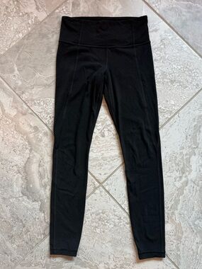 Athleta Black High-Waist Leggings, Size XXS